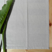 Grey Stripe Table Cloth 