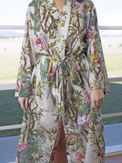 Bamboo Print Kimono