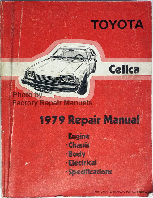 toyota celica factory service manual #4