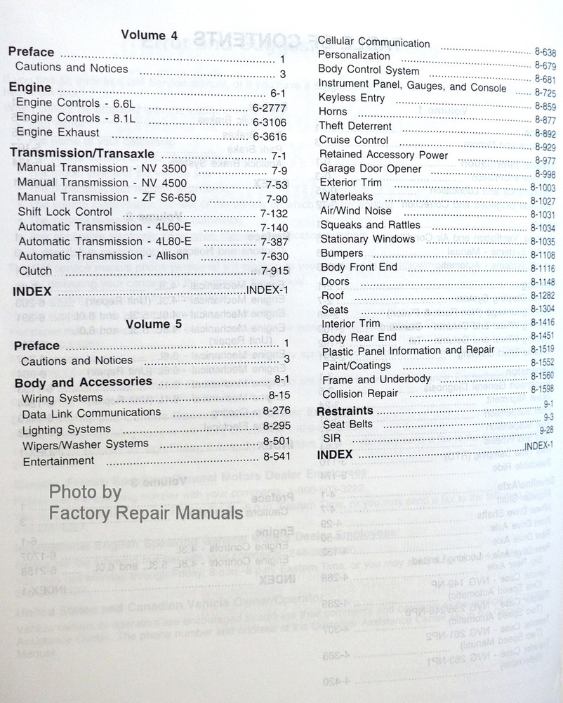2001 Gmc yukon denali service manual #1