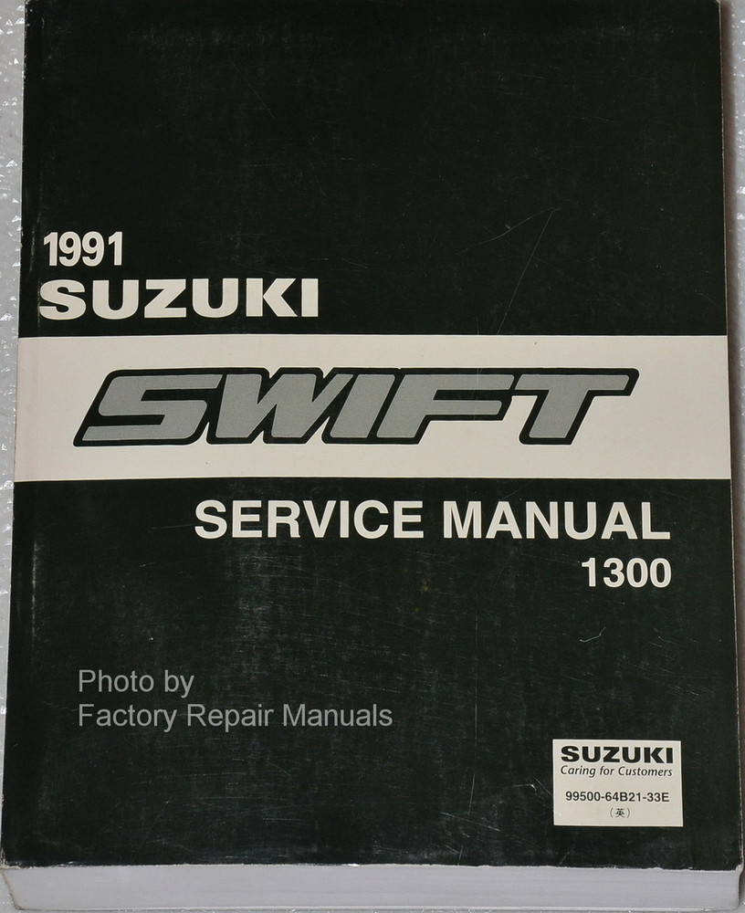 1991 Suzuki Swift Factory Service Manual Original Shop Repair Factory