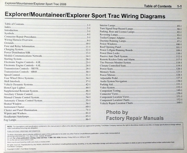 2008 Ford Explorer  Explorer Sport Trac  U0026 Mercury