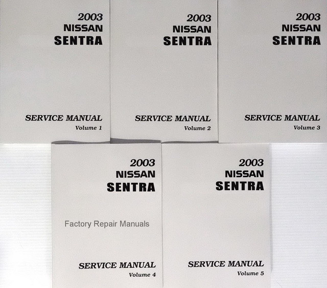 2003 Nissan sentra owners manual #4