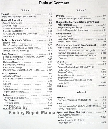 2013 Cadillac SRX Factory Service Manual Set Original Shop Repair