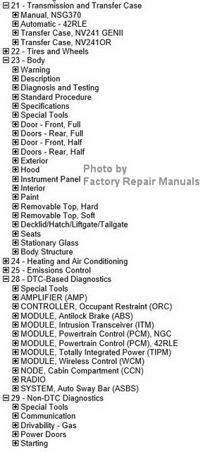 2008 Jeep wrangler shop manual #3