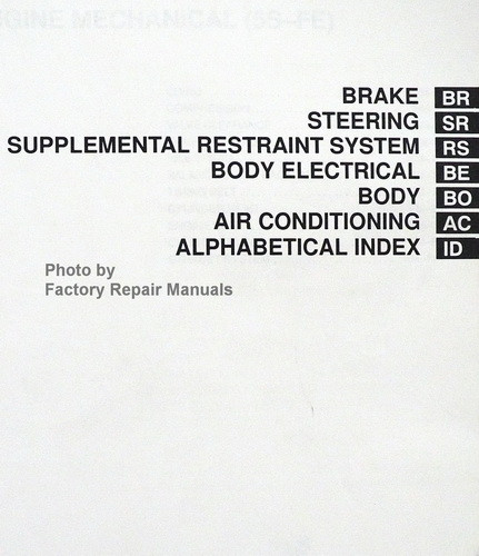 1998 toyota camry factory repair manual #3