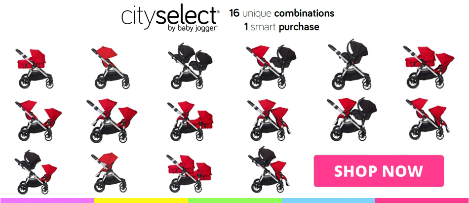 city select double stroller attachments