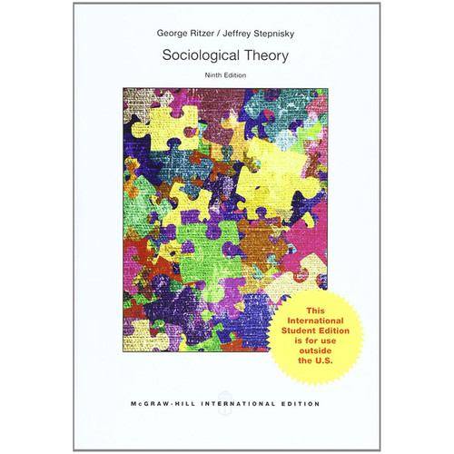 Sociological Theory (9th Edition) Ritzer IE