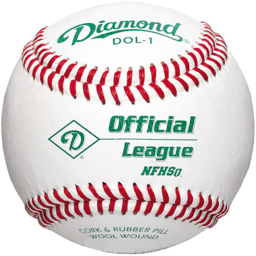 Diamond DOL-1 Official League Baseball NFHS (1 Dozen)