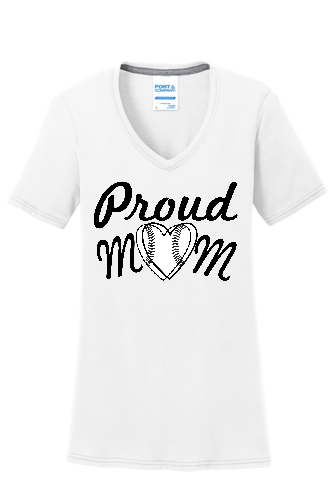 Proud Mom V-Neck