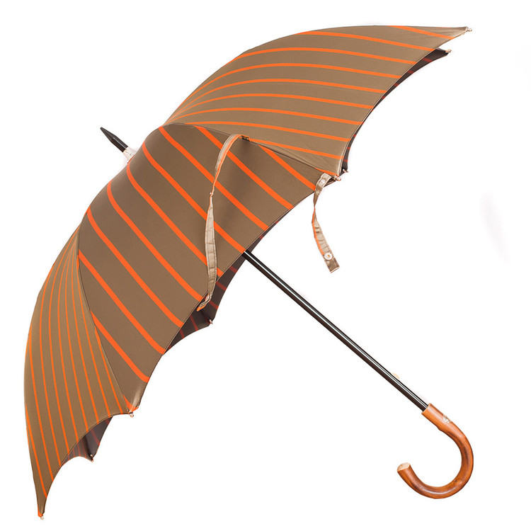 Francesco Maglia Grey and Orange Umbrella