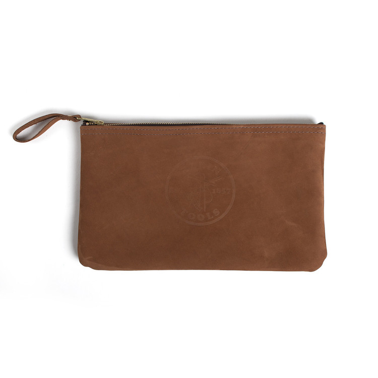 Klein Tools Leather Zip Pouch