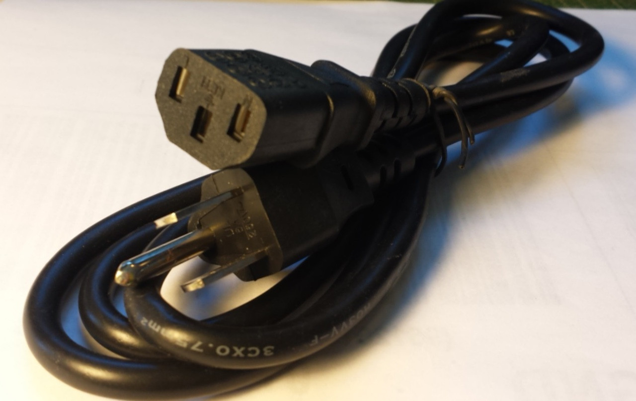 AC Power Cord Cable Plug Replacement Life Fitness Trainer Exercise Bike
