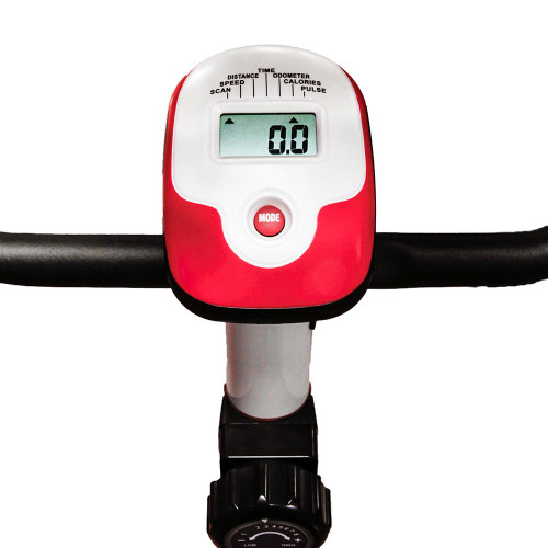 The Marcy Upright Exercise Bike NS-908U has a display screen to easily monitor your progress