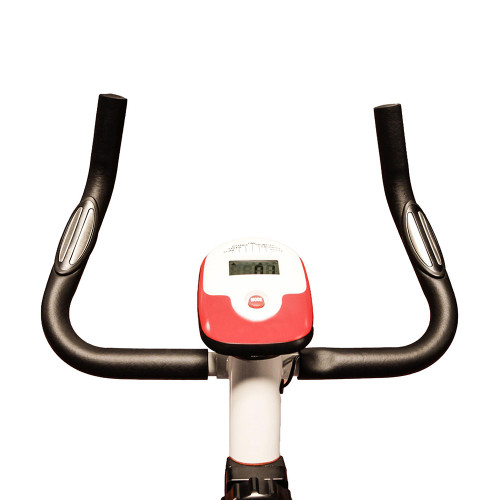 The Marcy Upright Exercise Bike NS-908U has ergonomic handles for comfort