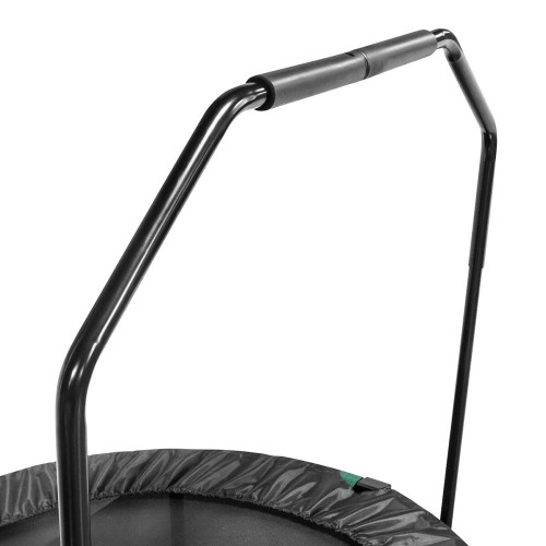 The Cardio Trampoline Trainer ASG-40 includes a handle bar for added control and safety
