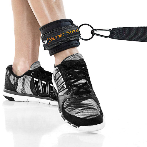 The Bionic Body Ankle and Wrist Strap will bring variety to your resistance band workout