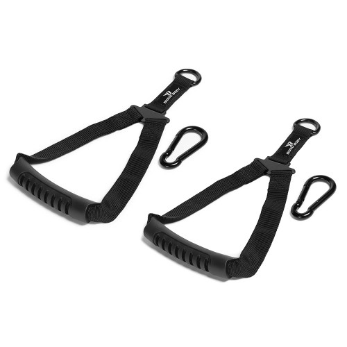 The Bionic Body Resistance Band Kit includes two Single Grip Handles to vary your workout