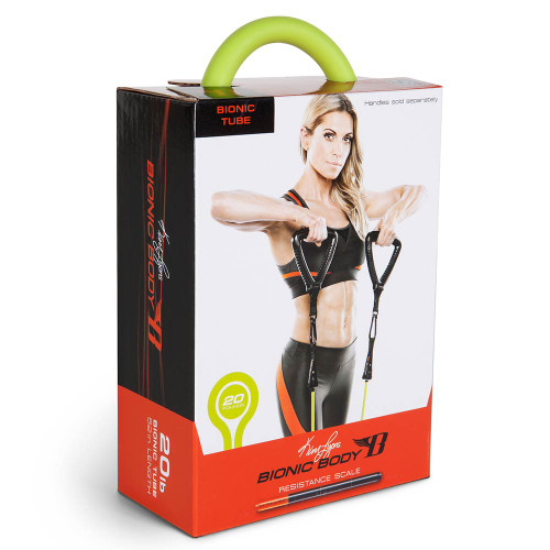 Long lasting Bionic Body 20 lb Resistance Band Inside of the package