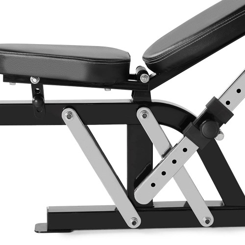 The Marcy Power Rack PM-3800 has an adjustable seat to fit any person