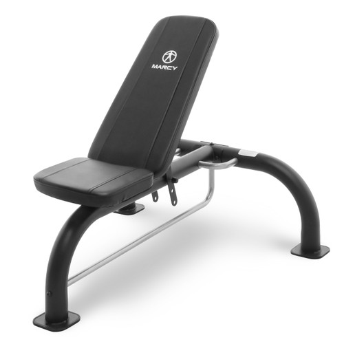 The Marcy Utility Bench SB-10900 adds variety to your workout with incline, flat and Military positions