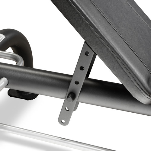 The Marcy Utility Bench SB-10900 by Marcy is conveniently adjustable to vary your workout