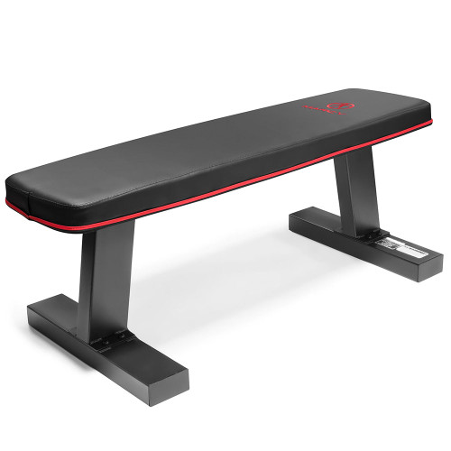 The Marcy SB-10510 Flat Bench is perfect for bench presses one arm rows and more