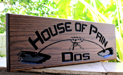house of pain gym sign