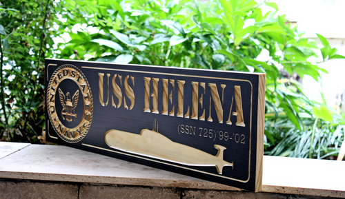 US Navy Submarine Plaque / Sign