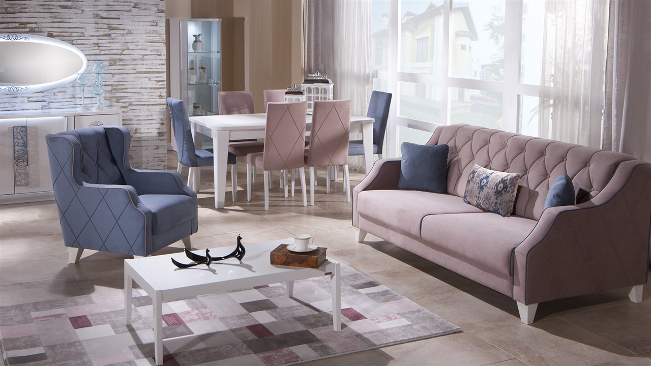 Juliet living room furniture expo Lila sofa