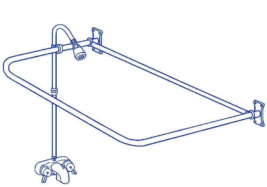 Clawfoot Tub Add On Shower Includes 54\ Clawfoot Tub Add On Shower Includes 54\