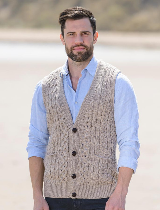 mens v neck waistcoat mens wool waistcoat aran sweater mens wool christmas sweater