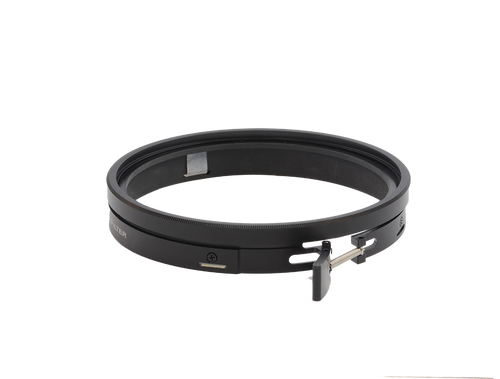 110mm Clamping Adapter to 4.5" Filter, showing clamp lever