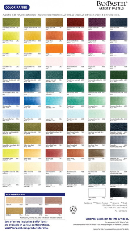 panpastel artists pastels color chart poly clay play pastel color code chart