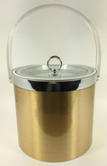 georges briard gold ice bucket vintage grace george briard christmas glasses