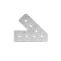 15mm Metal 45 Degree Bracket - 10 Pack