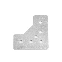 15mm Metal 90 Degree Bracket - 10 Pack