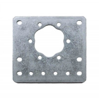 15mm Metal Flat Motor Bracket - 10 Pack