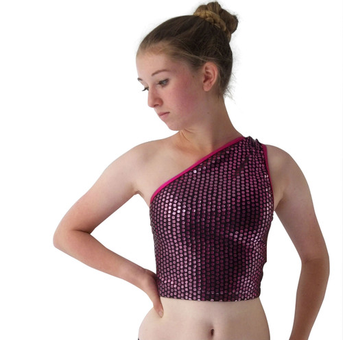 Girls Asymmetric dance top Girls Asymmetric dance top