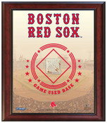 Boston Red Sox Game-Used Base Stadium Collage