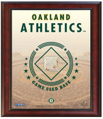 Oakland A's Game-Used Base Stadium Collage