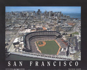 San Francisco - Skyline with Pac Bell Park Fine Art Print