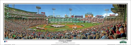 "A Century at Fenway" Boston Red Sox Panoramic Poster