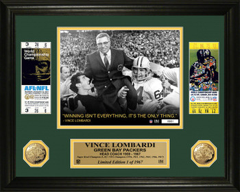 lambeau directions field parking vince lombardi ticket coin mint bowl super gold