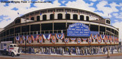 "Outside Wrigley Field" Chicago Cubs Print