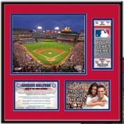 Rangers Ballpark in Arlington Ticket Frame - Rangers