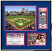 Wrigley Field Ticket Frame - Cubs