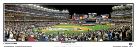 "2009 World Series" New York Yankees 13.5"x39" Panoramic Poster