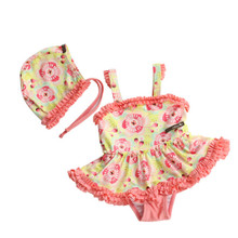 TWO PIECE SWIMSUIT - FLOWER CLUSTER