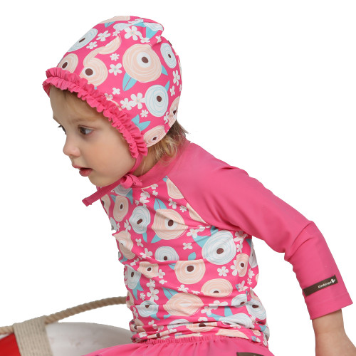 THREE-PIECE RASHGUARD SWIMSUIT - CONFETTI FLOWER